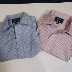 Bonobos Slim Fit Button Down Shirts (2)sz 16.5/35